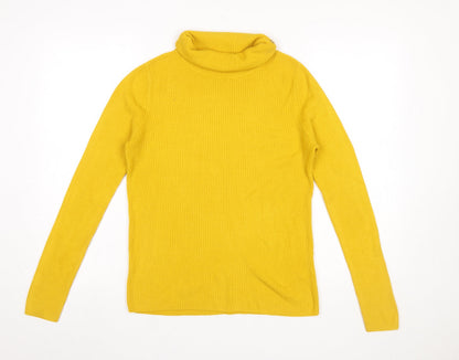 Womens UK Size 10 TU Yellow Pullover Jumper