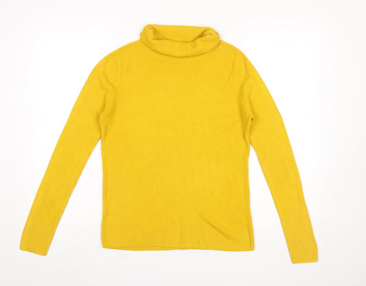 Womens UK Size 10 TU Yellow Pullover Jumper