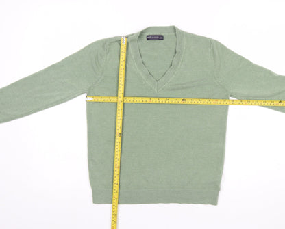 Womens UK Size S Marks and Spencer Green Pullover Jumper
