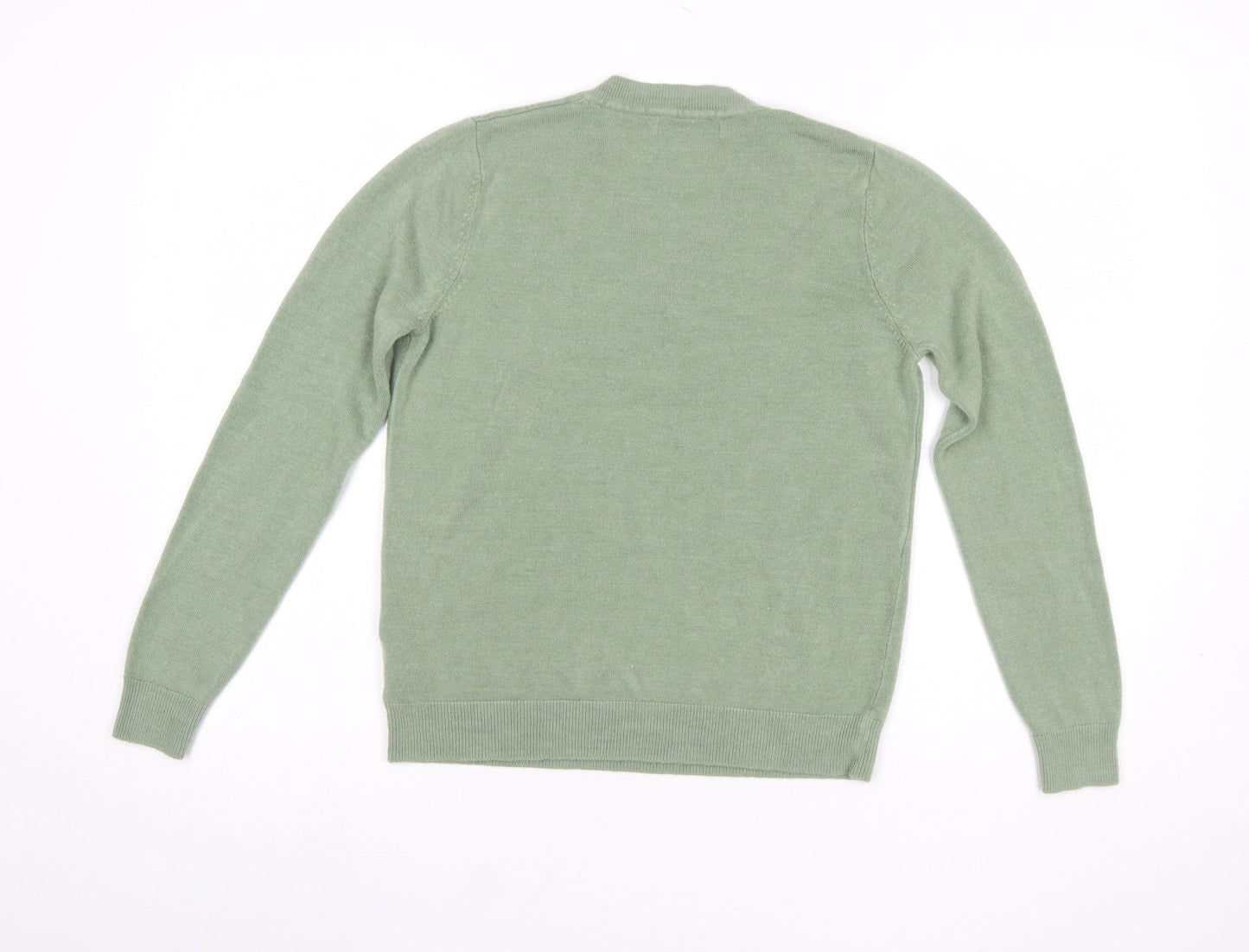 Womens UK Size S Marks and Spencer Green Pullover Jumper