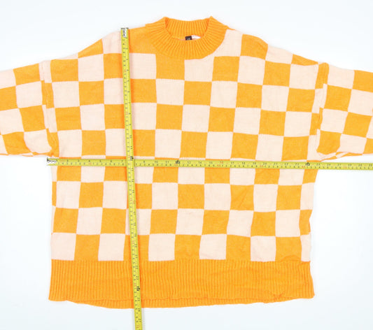 Womens UK Size XL H&M Orange Pullover Jumper
