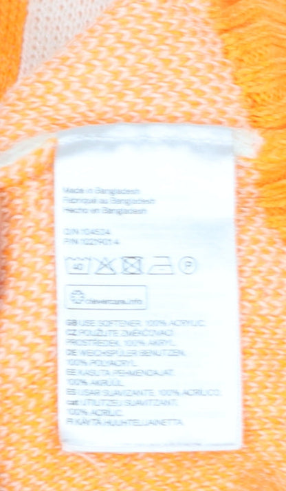 Womens UK Size XL H&M Orange Pullover Jumper