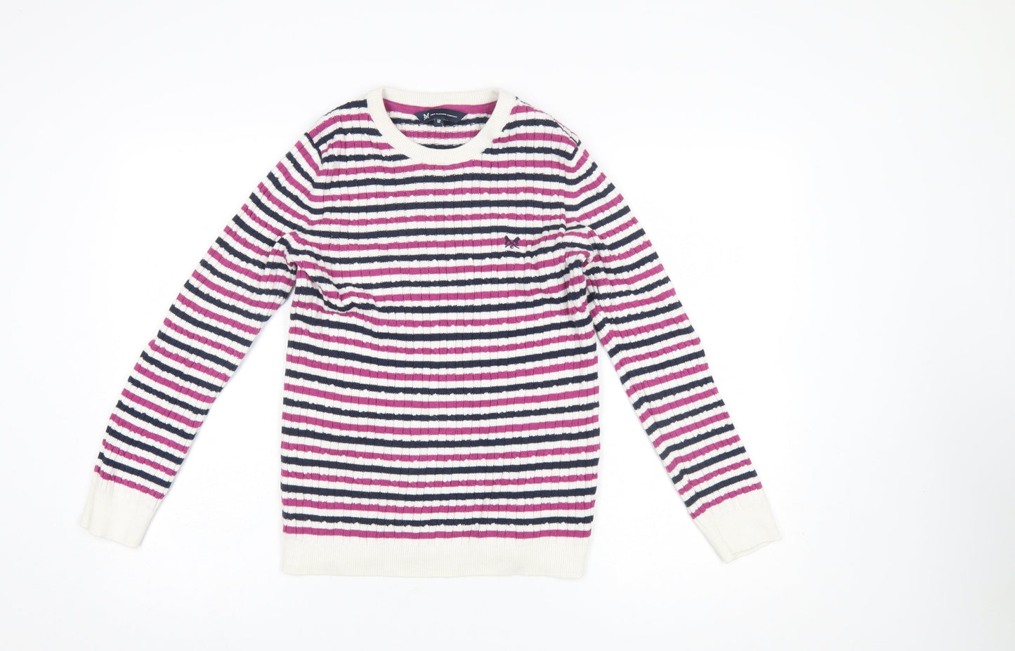 Womens UK Size 12 Crew Clothing Company Multicoloured Pullover Jumper