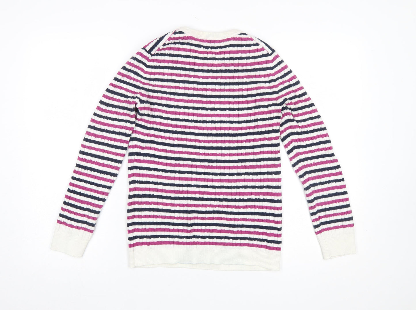 Womens UK Size 12 Crew Clothing Company Multicoloured Pullover Jumper