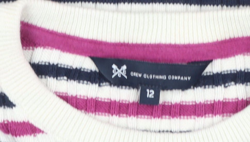 Womens UK Size 12 Crew Clothing Company Multicoloured Pullover Jumper
