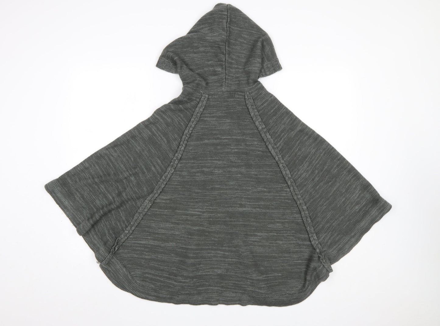 Womens UK Size 10 Heaven Sent Grey Cape Jumper