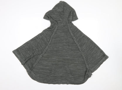 Womens UK Size 10 Heaven Sent Grey Cape Jumper