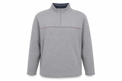 Mens UK Size 2XL Trader Jeans Company Grey Henley Sweatshirt