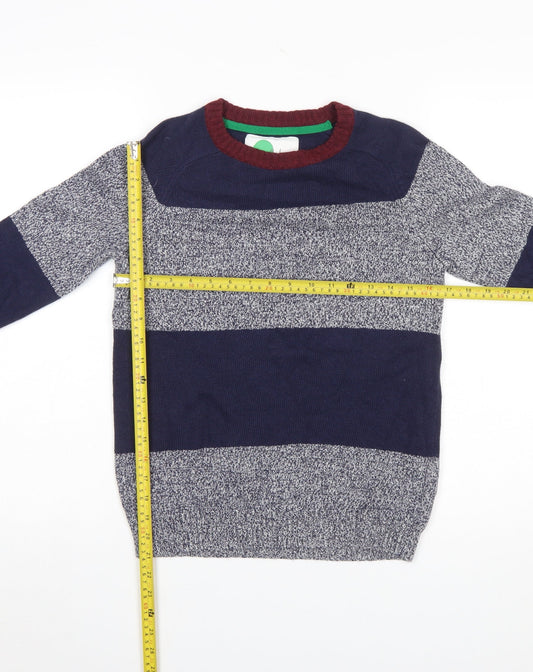 Boys UK Size 11-12 Years Mini Boden Blue Pullover Jumper
