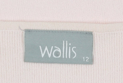 Womens UK Size 12 Wallis Pink Pullover Jumper