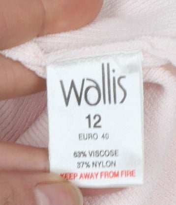 Womens UK Size 12 Wallis Pink Pullover Jumper