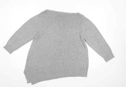 Womens UK Size 18 Marks and Spencer Grey Pullover Jumper