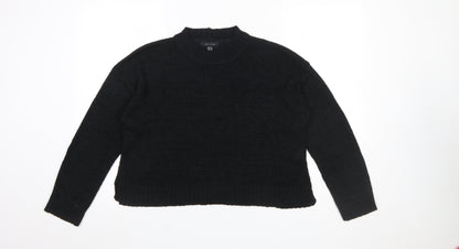 Womens UK Size M New Look Black Pullover Jumper