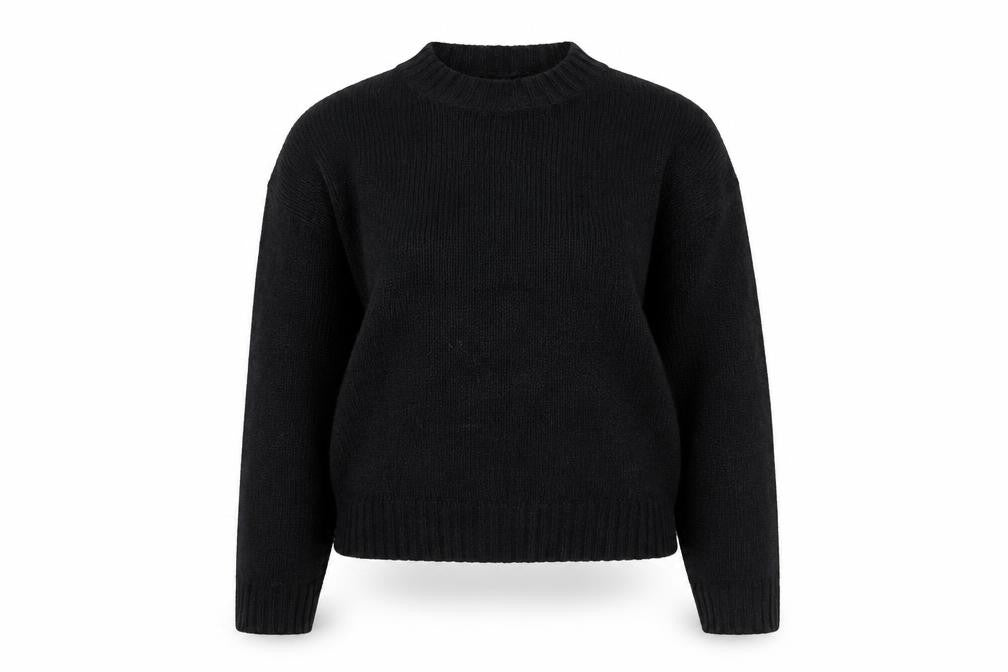 Womens UK Size M New Look Black Pullover Jumper