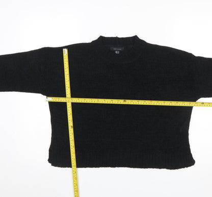 Womens UK Size M New Look Black Pullover Jumper