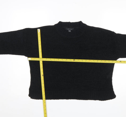 Womens UK Size M New Look Black Pullover Jumper