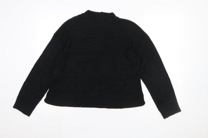 Womens UK Size M New Look Black Pullover Jumper
