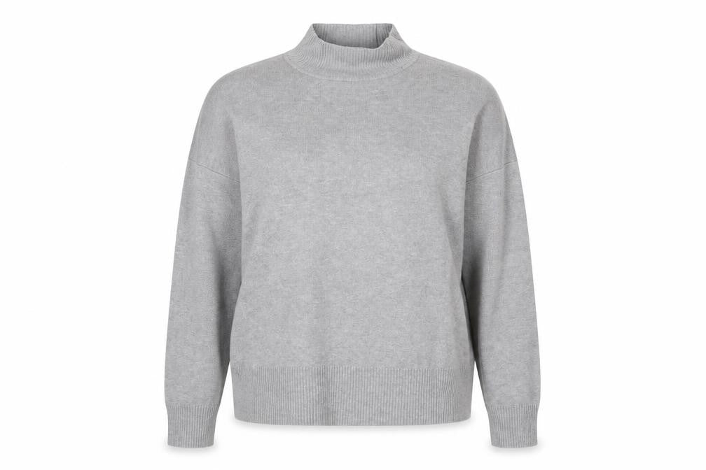Womens UK Size L New Look Grey Pullover Jumper