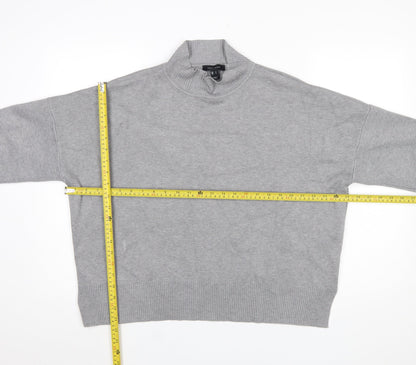 Womens UK Size L New Look Grey Pullover Jumper