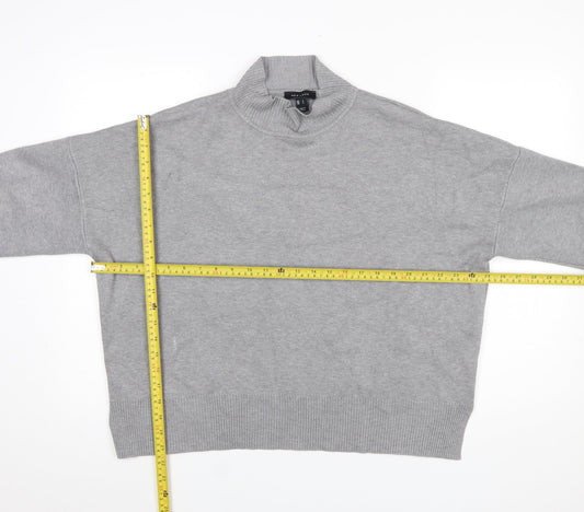 Womens UK Size L New Look Grey Pullover Jumper
