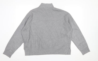Womens UK Size L New Look Grey Pullover Jumper