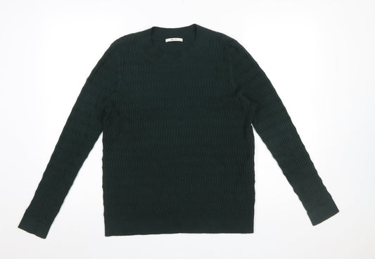 Womens UK Size 14 TU Green Pullover Jumper