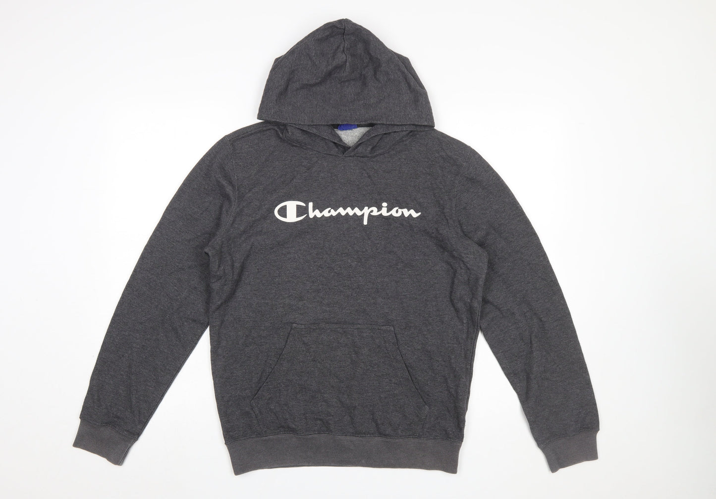 Mens UK Size M Champion Grey Pullover Hoodie