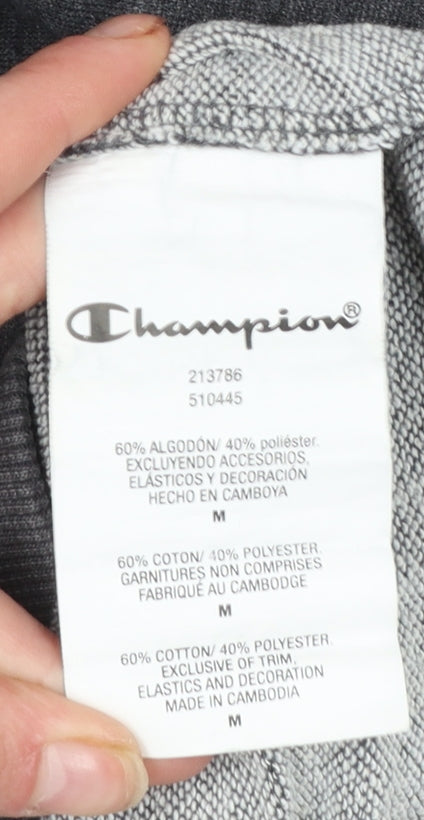 Mens UK Size M Champion Grey Pullover Hoodie