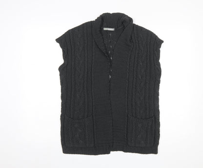 Womens UK Size S Marks and Spencer Grey Cardigan Jumper
