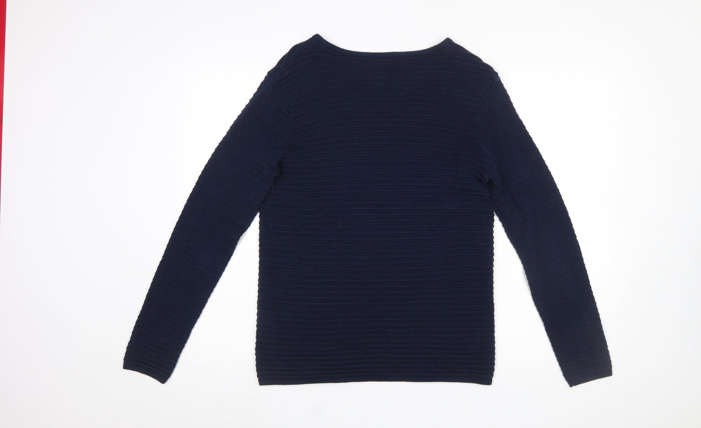 Womens UK Size S Fransa Blue Pullover Jumper