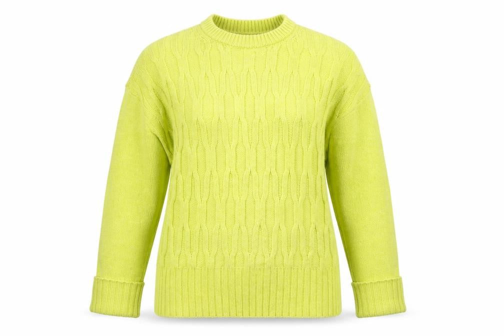Womens UK Size M Marks and Spencer Yellow Pullover Jumper
