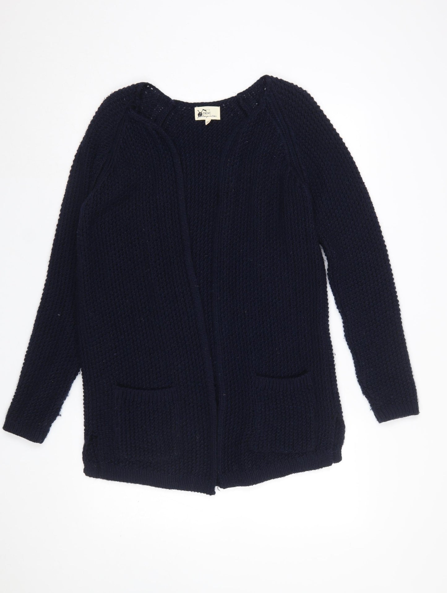 Womens UK Size M NEXT Blue Cardigan Jumper