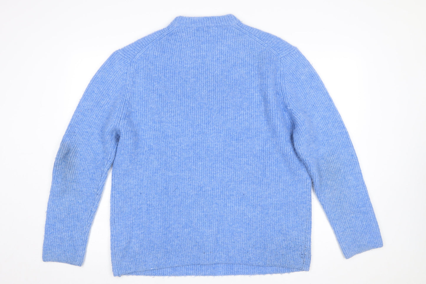 Womens UK Size L Zara Blue Pullover Jumper
