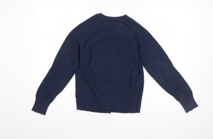 Womens UK Size 10 Marks and Spencer Blue Cardigan Jumper