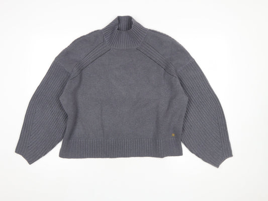 Womens UK Size M River Island Grey Pullover Jumper