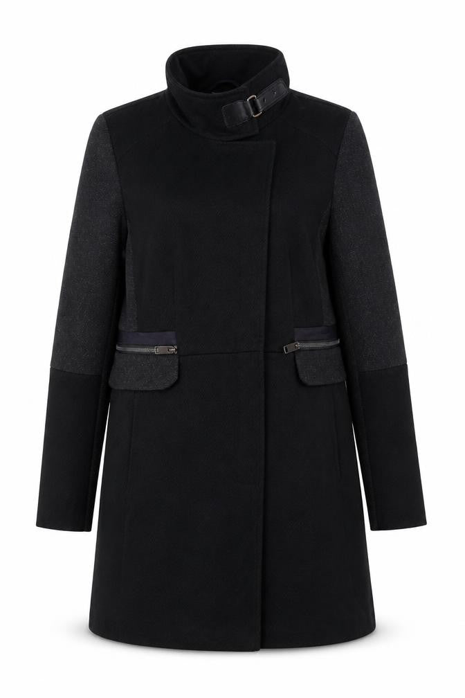 Womens UK Size 14 NEXT Black Overcoat