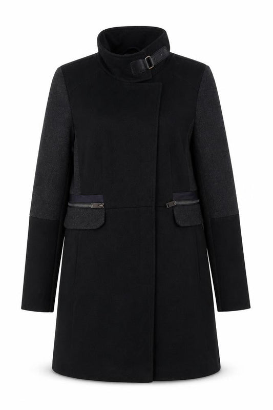 Womens UK Size 14 NEXT Black Overcoat