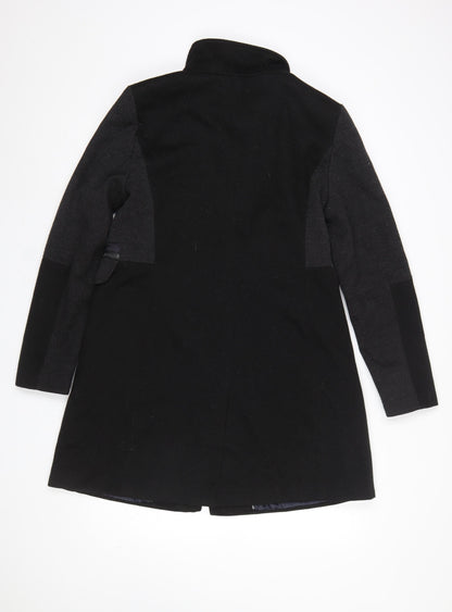 Womens UK Size 14 NEXT Black Overcoat