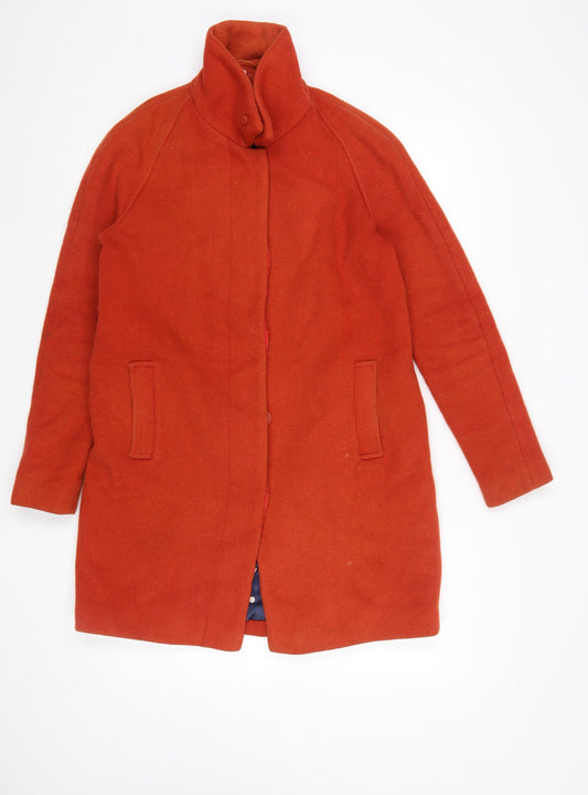 Womens UK Size 8 Dickins & Jones Red Overcoat