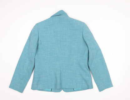 Womens UK Size 12 Eastex Regular Blue Suit Jacket