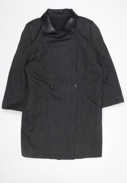 Womens UK Size 12 NEXT Grey Overcoat