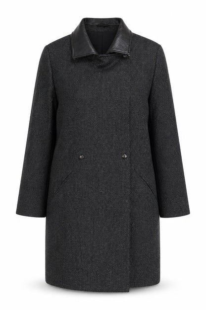 Womens UK Size 12 NEXT Grey Overcoat