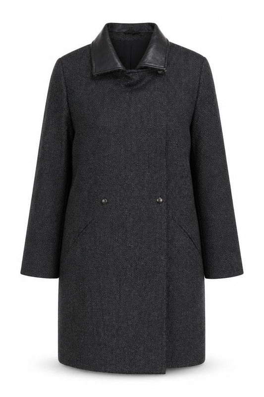 Womens UK Size 12 NEXT Grey Overcoat