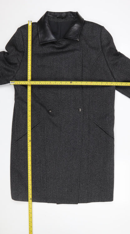Womens UK Size 12 NEXT Grey Overcoat