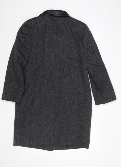 Womens UK Size 12 NEXT Grey Overcoat