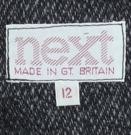 Womens UK Size 12 NEXT Grey Overcoat