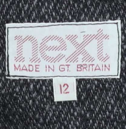 Womens UK Size 12 NEXT Grey Overcoat