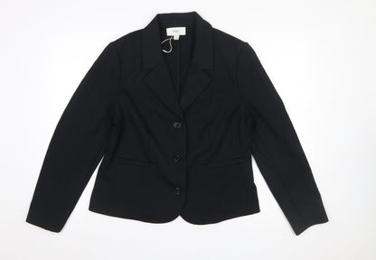 Womens UK Size 14 Marks and Spencer Regular Black Suit Jacket
