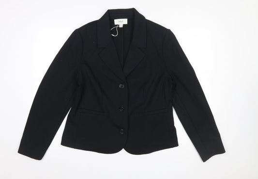 Womens UK Size 14 Marks and Spencer Regular Black Suit Jacket