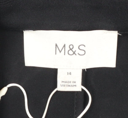 Womens UK Size 14 Marks and Spencer Regular Black Suit Jacket